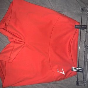 Coral / Orange Gymshark Shorts size small